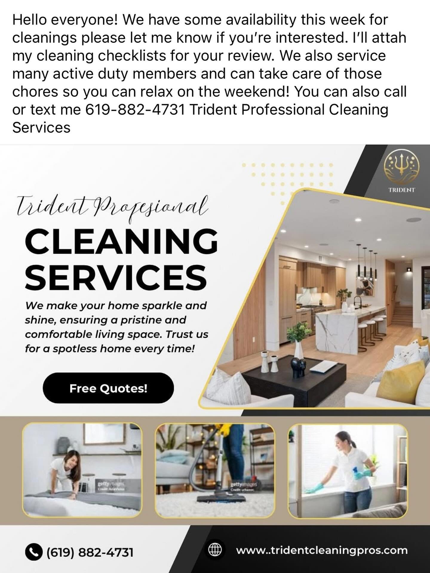Cleaning Services Jamul